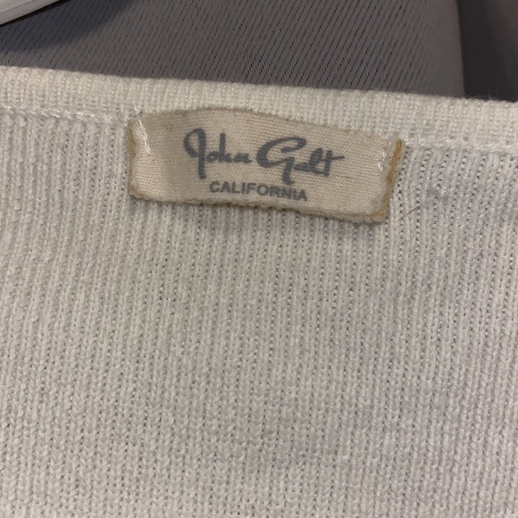 brandy Melville/John Galt white cropped “athelia cropped cardigan” fits S/M - Picture 3 of 4